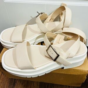 Nasty Gal Chunky Strappy Sandals